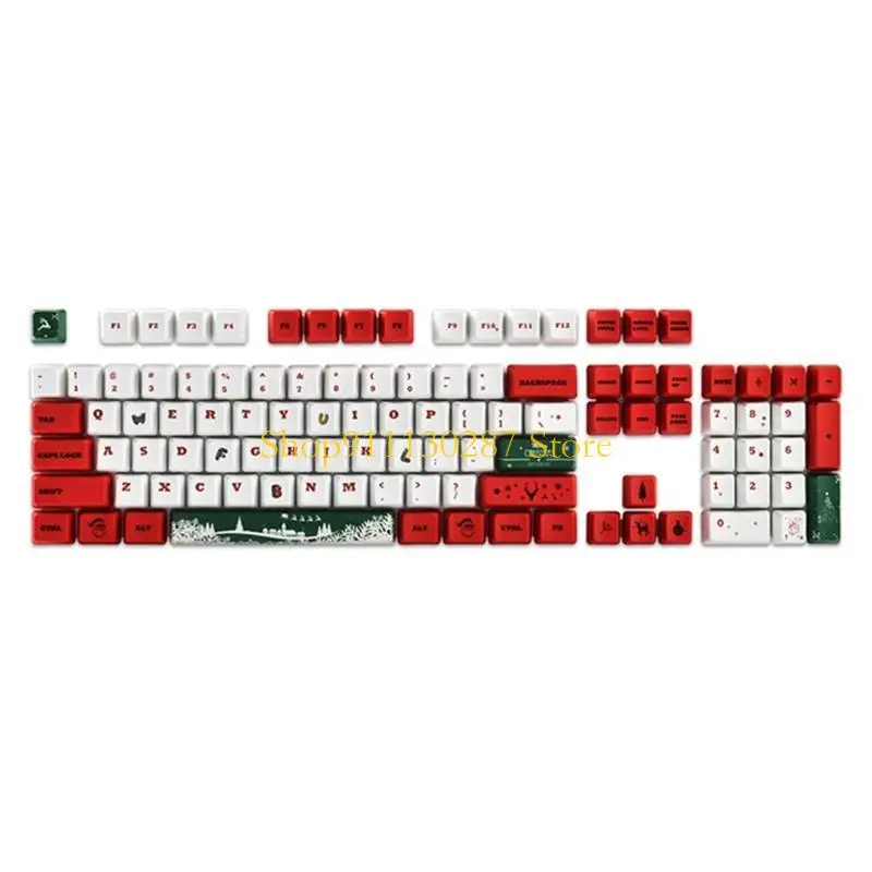 Teclas gruesas J1HC PBT con subcama tinte, 123 teclas para interruptores mecánicos Cherry MX
