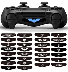 Pegatina de vinilo para mando PS4 con barra de luz LED