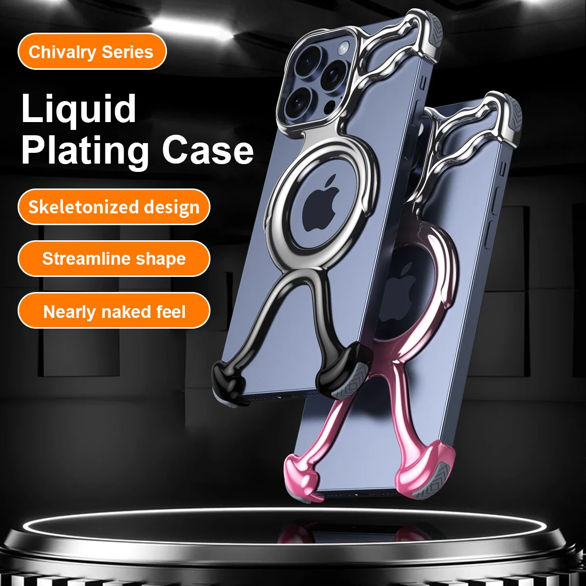 Funda magnética de parachoques sin marco hueco para Magsafe IPhone 14 13 15 Pro Max 15Pro 14Pro I Phone Macsafe, cubierta de marco a prueba de golpes - imagen 2