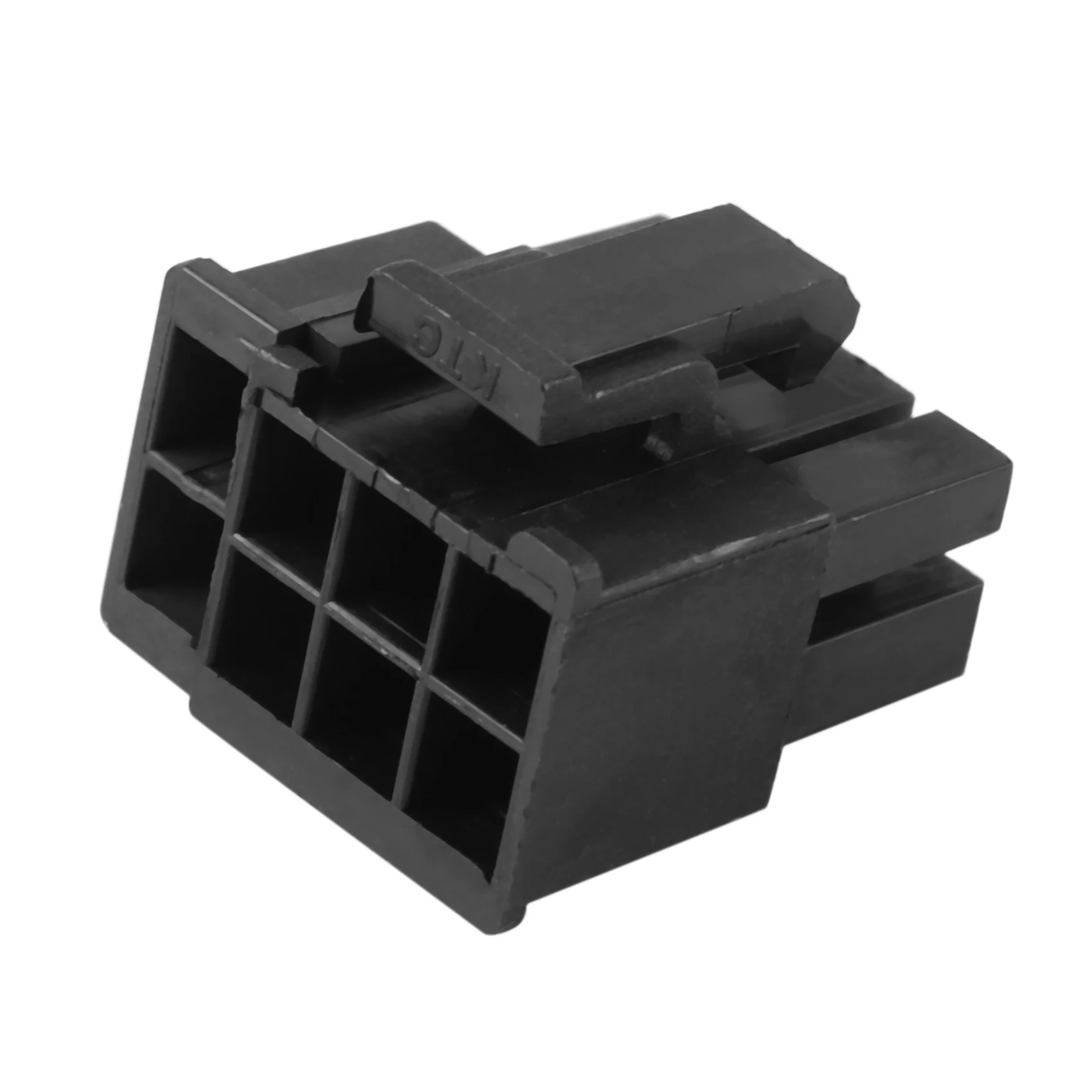 Conector de alimentación macho, carcasa de plástico para PC, ordenador, tarjeta gráfica ATX, GPU, color negro, 30 piezas, 4,2mm, 6 + 2 pines, 8P - imagen 3