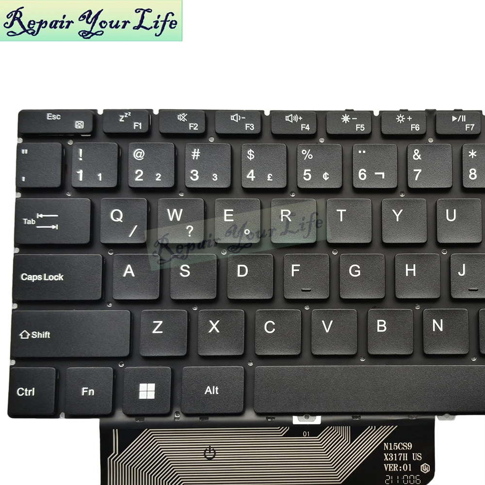 Teclado brasileño para Gateway GWTN156-4BK GWTN156-5 5GR GWTN156-5BL GWTN156-4BL 4GR 4PR Teclado portátil PT-BR Brasil portugués - imagen 4