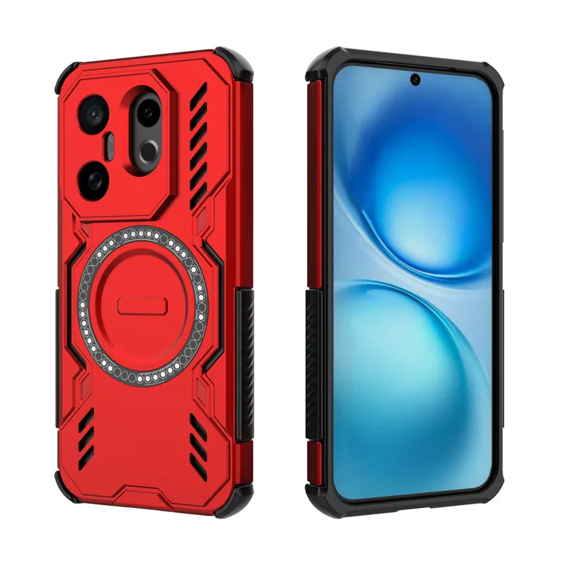 Para ViVo X200 FE funda ViVo X200 FE S30 Pro Mini cubierta disipación de calor fundas de teléfono de carga inalámbrica magnética ViVo S30 Pro Mini - imagen 5
