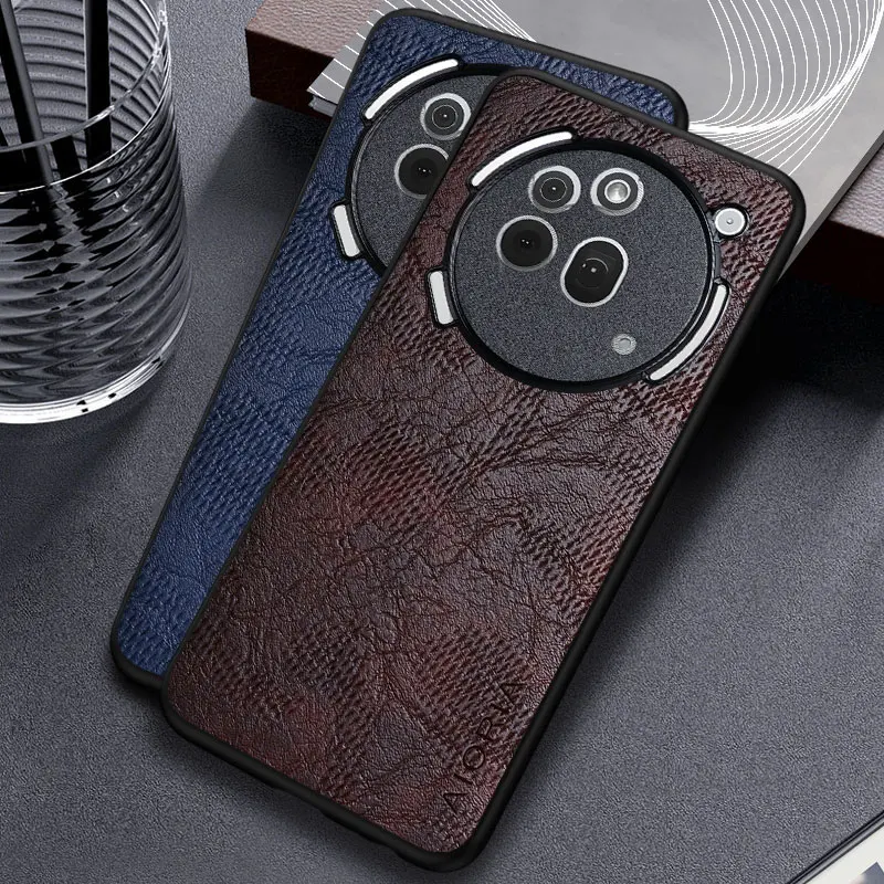 Funda de cuero para negocios para teléfono Nothing cmf 1 2 2a 3a pro - Funda para móvil con patrón Wind Cortex