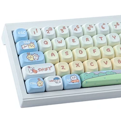Teclas PBT perfil Cherry para teclado mecánico, diseño cómic