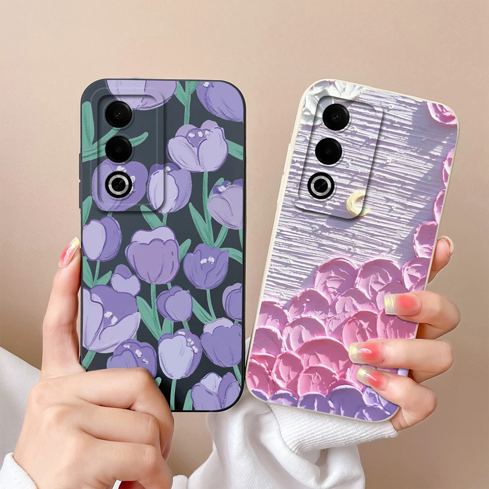 Funda de teléfono para OPPO A3 Pro, cubierta trasera de protección Premium de silicona suave y delgada, estilo estético, a la moda