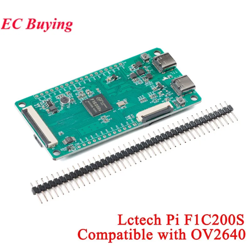 Lctech Pi F1C200S Linux fabricante de código abierto Placa de desarrollo de demostración módulo OV2640 CherryPi-F1C200S ARM926EJ-S procesador central