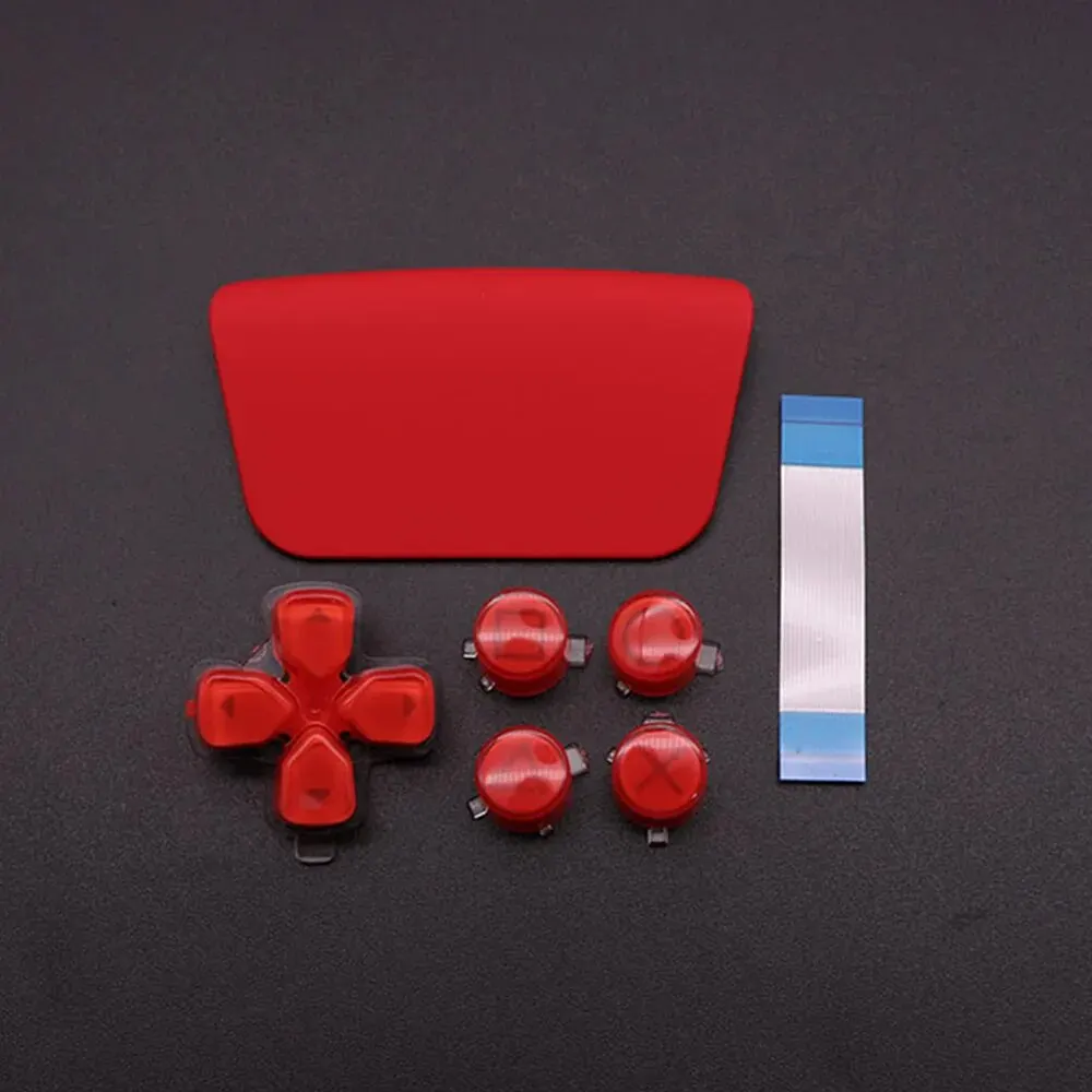 Para PS5 botones de tecla de función de dirección para PS 5 botón de controlador Cross ABXY D Pad Kit de teclas de driección y panel táctil de plástico y 18 pines - imagen 2