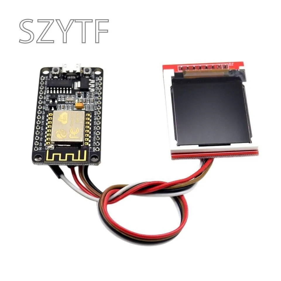 Kit de desarrollo ESP8266 con pantalla de visualización TFT, imagen de demostración o palabra por Nodemcu Board, Kit DIY CH340 NodeMcu V3 Lua WIFI - imagen 4