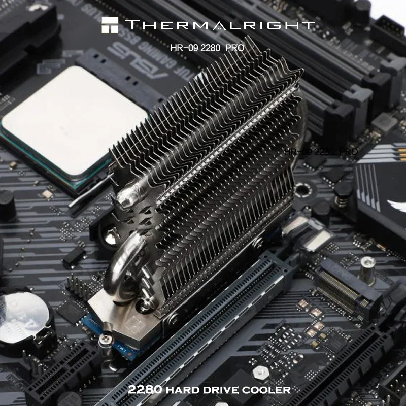 Thermalright-radiador de estado sólido M.2 totalmente de aluminio, chaleco de conducción de calor, disco duro NVME, disipador de calor M2, 14,8 w/mk HR-09 2280 PRO