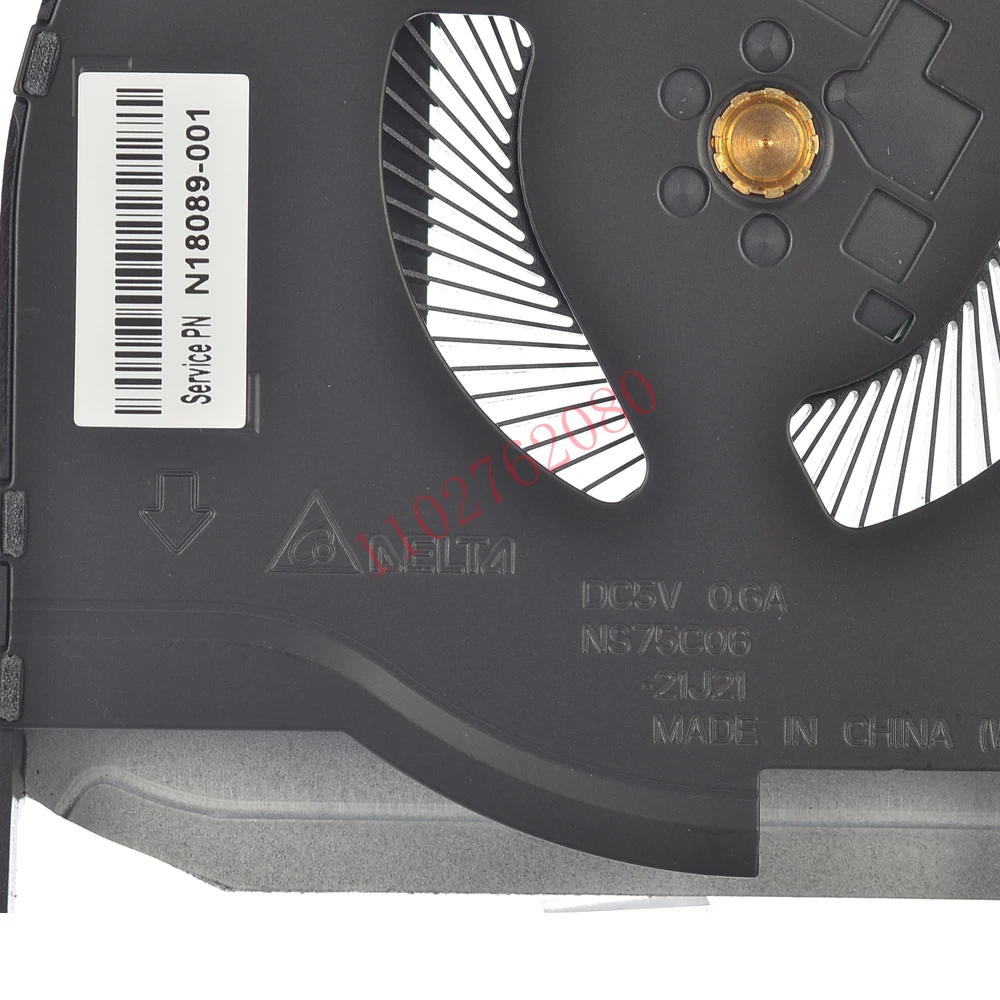 Ventilador de refrigeración CPU + GPU de repuesto para portátil HP OMEN 16-K 16-N Series TPN-Q280 N18090-001 DC5V 0.5A - imagen 4