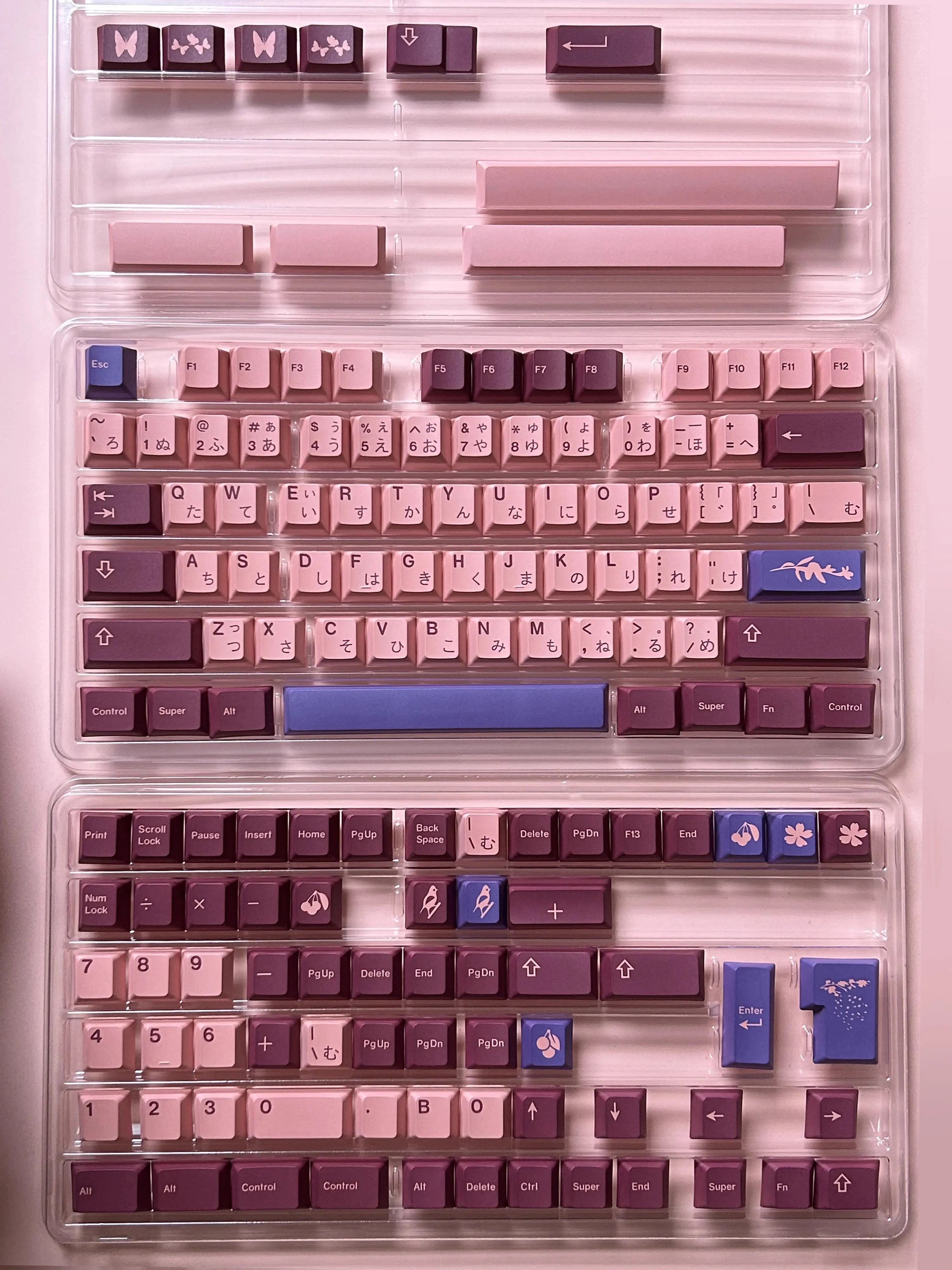 Teclas GMK Blossom, 168 teclas, Material PBT, perfil de cereza para teclado mecánico Cherry MX Switch 61/64/68/75/84/87/98/104/108 - imagen 4