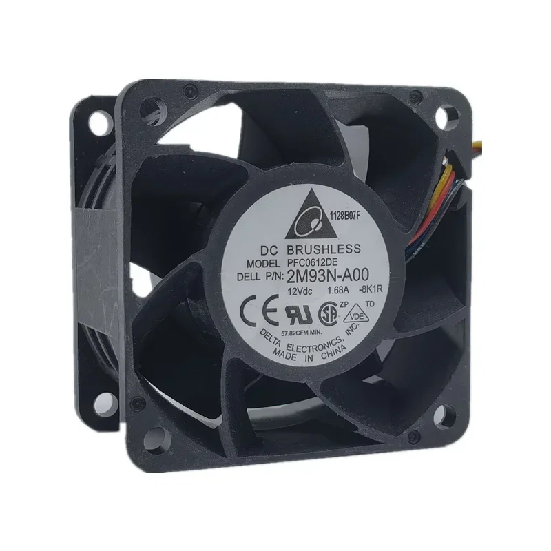 Nuevo delta PFC0612DE 12V 1.68a 6038 6cm gran volumen de aire 4 cables PWM ventilador regulador de velocidad - imagen 2