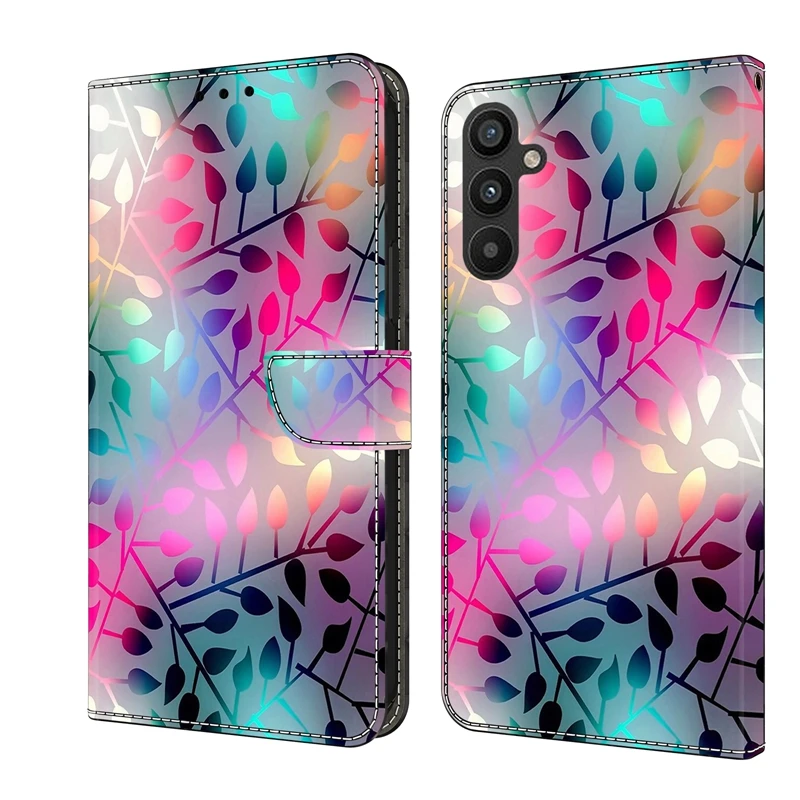 Para Samsung Galaxy A07 4G funda con patrón pintado cartera Flip Book cubierta para Samsung A07 4G SM-A075F A075B A075M funda de teléfono Etui - imagen 4