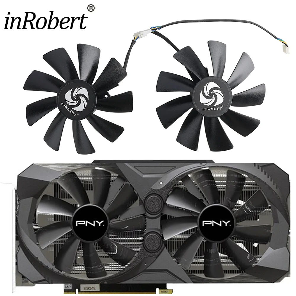 Ventilador de 100mm para PNY GeForce RTX 3070, 8GB de levantamiento, ventilador Dual LHR para 51RISC RTX 3070, 8GB, refrigeración de tarjeta de vídeo de juego - imagen 2