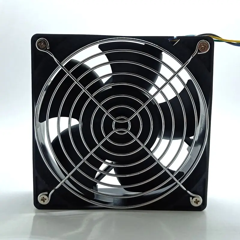 AVC-ventilador de refrigeración para minería, dispositivo de doble rodamiento de bolas de alta velocidad, CFM, PWM, 4 pines, 4P, 12cm, 120 RPM, 12038mm, 5000, 12V, DS12038B12U - imagen 3