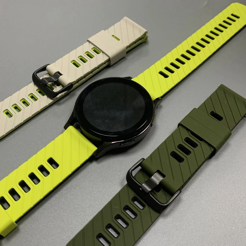 Correa de silicona para SUUNTO 9 PEAK PRO/DLC VERTICAL OCEAN RUN RACE S/2 Correa deportiva de 22mm para Polar Vantage M M2 M3 Correa suave - imagen 5