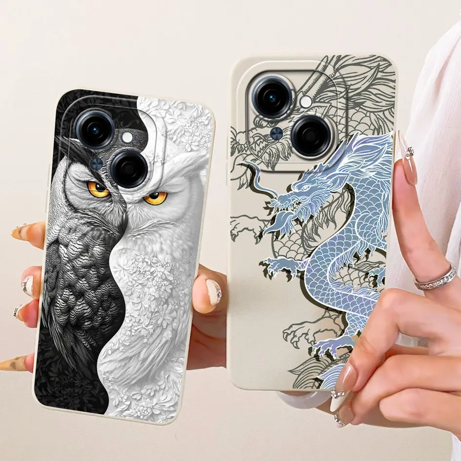 Nueva Funda para Tecno Pop 9 Spark Go 2025, Funda de silicona suave con forma de Margarita y gato encantador para Tecno Spark Go 1 1s Go1 Pop9 4G - imagen 3
