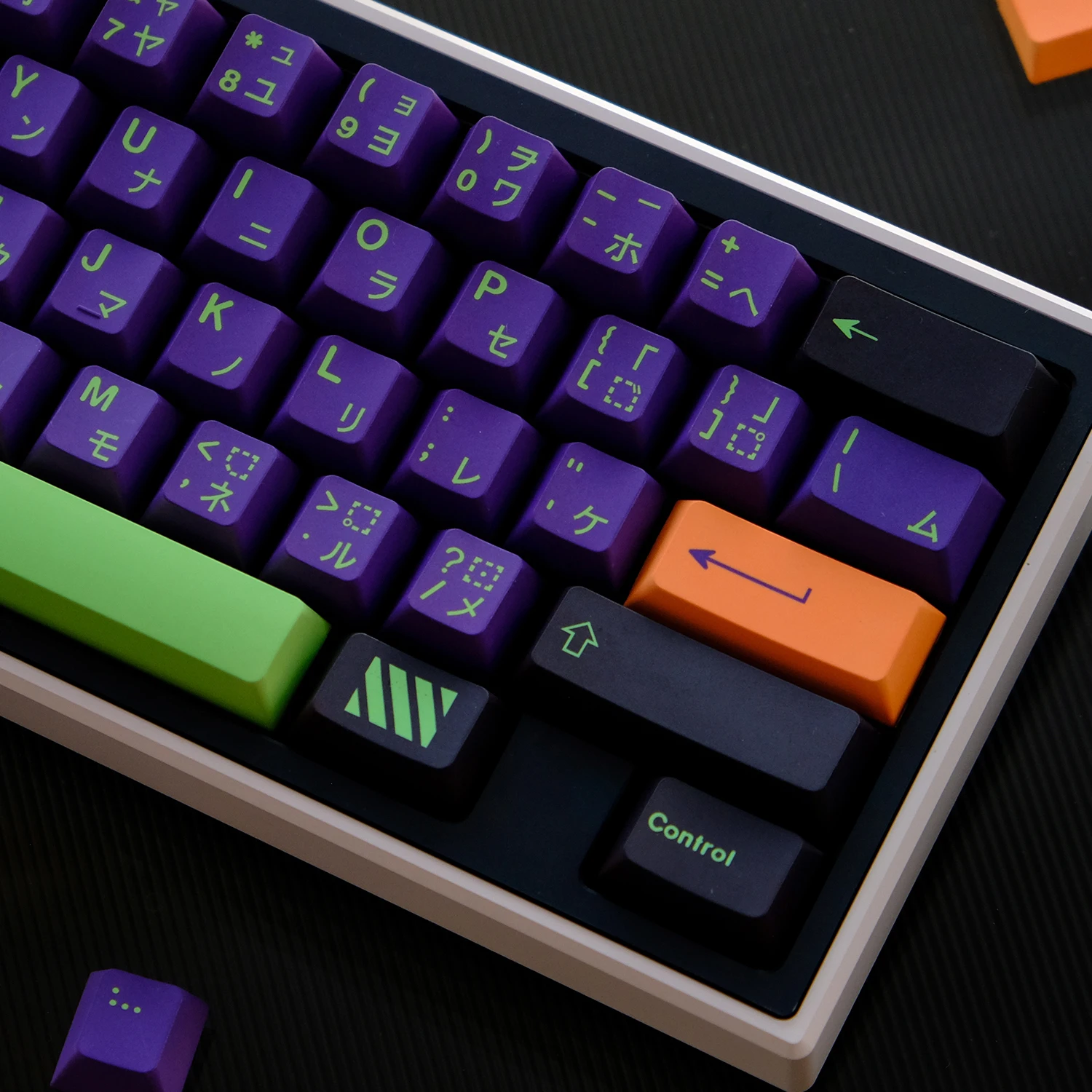 1 Juego de teclas GMK Mecha-01 PBT, teclas de sublimación de tinte, perfil de cereza, teclas Mecha01 con cambio 1.75U 2U 64 68 84 - imagen 2