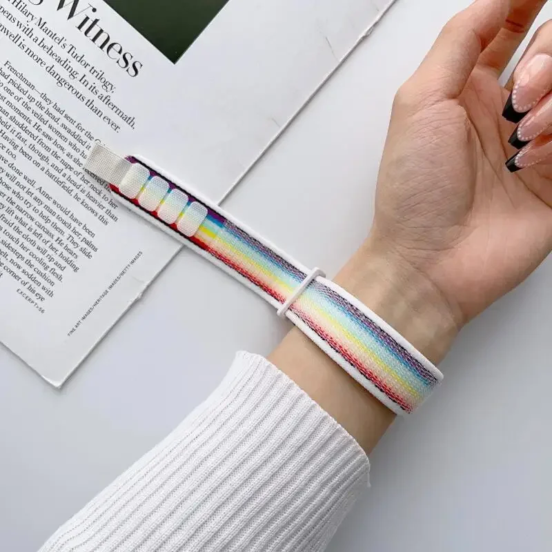 Pulsera Trail Loop de 22mm para Amazfit Bip 6/Bip 5 Unity/GTR 2 3 4 banda para Amazfit Stratos/Balance/Cheetah correa deportiva redonda - imagen 3