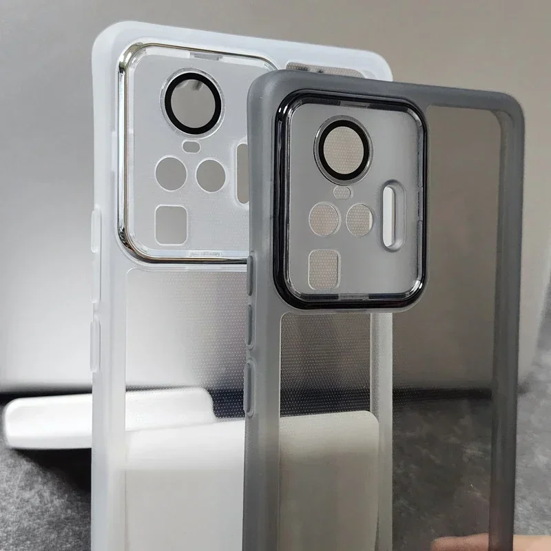 Fundas de lujo para lentes de película para VIVO X50 X51 Pro VIVOX50Pro 5G, protección completa para cámara, armadura protectora de silicona suave transparente a la moda - imagen 2
