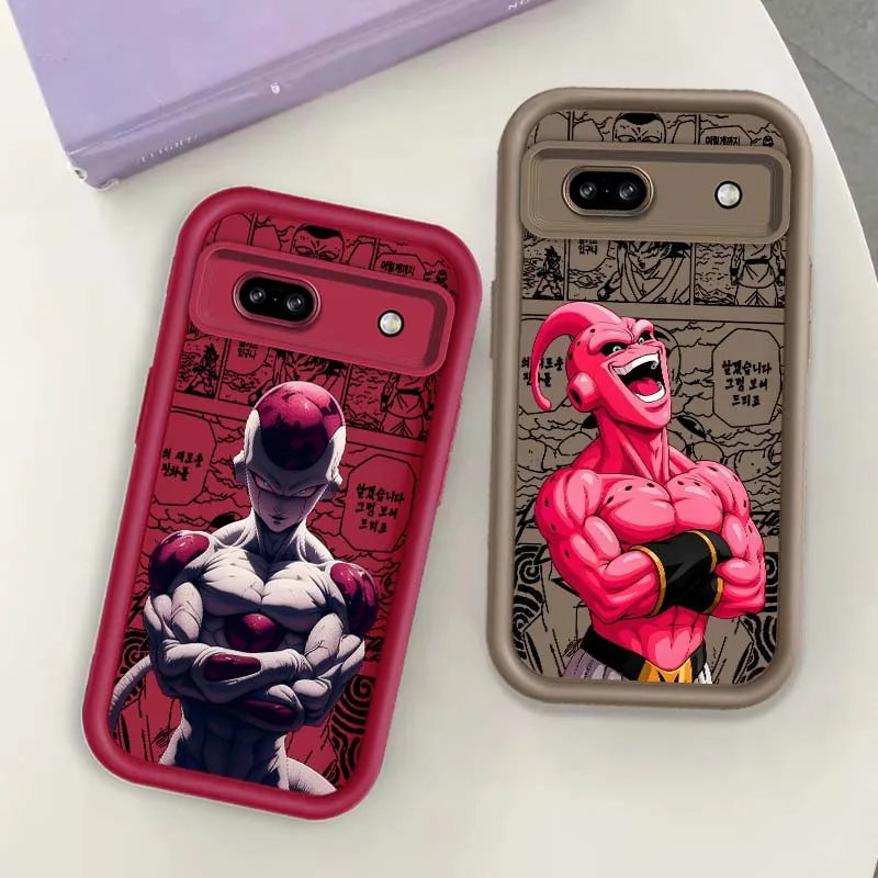 D-Dragon Ball dibujos animados Cool para Google Pixel 9 8 7 8A 7A Pro XL cubierta de la caja del teléfono de la escalera del ojo - imagen 2
