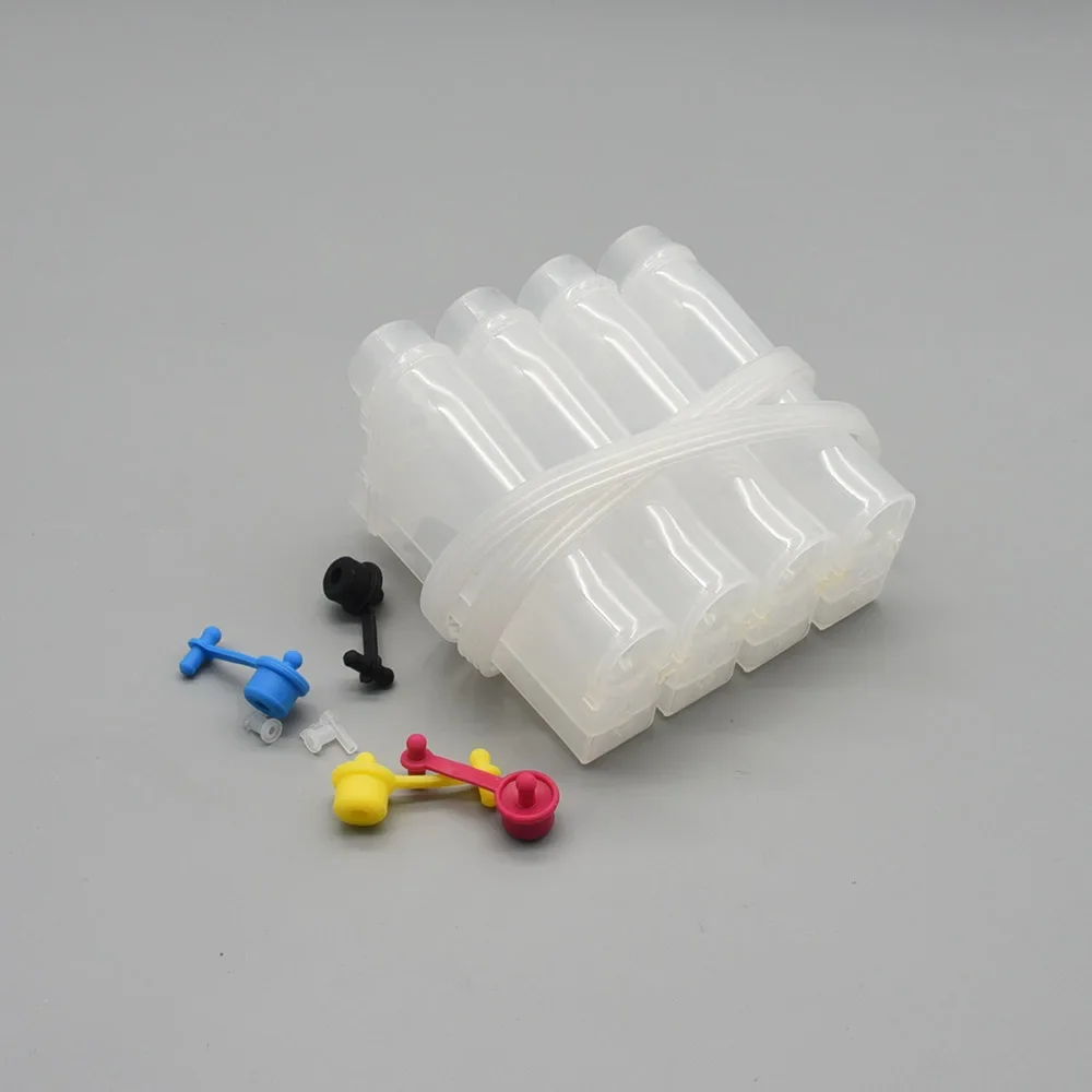 Sistema de suministro continuo de tinta DIY, 4 colores, 85ML, tanque de tinta exterior, Kit de recarga CISS Universal para impresora de inyección de tinta Epson, Canon, HP, Brother - imagen 4