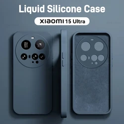 Funda de Silicona Xiaomi Mi 15 Ultra/Pro con Protección de Cámara
