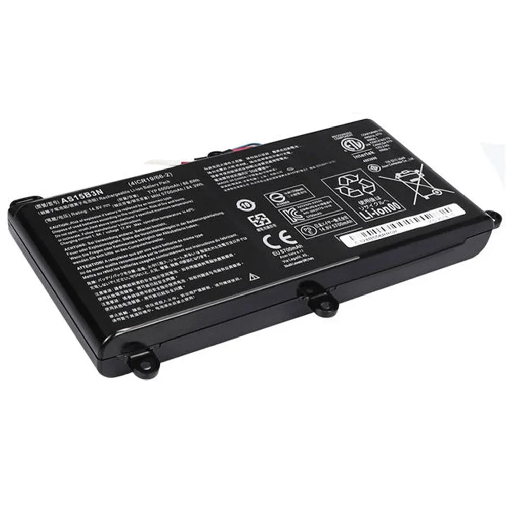 Nueva batería Original y genuino para ordenador portátil AS15B3N 14,8 V 88,8Wh para Acer Predator 15 G9-591 G9-591G G9-592 G9-592G G9-593 17 etc. - imagen 4