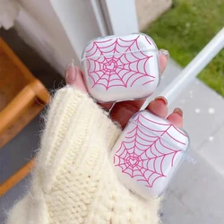 Fundas AirPods Pro 4 Transparente – Diseño Spider Web