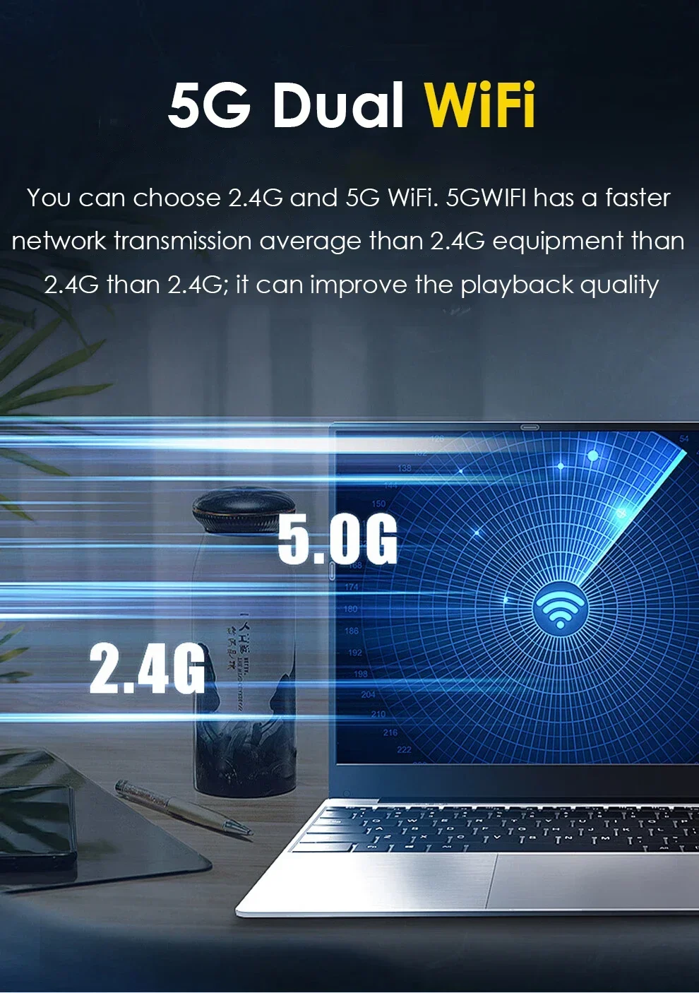 Computadora portátil de 15,6 pulgadas Intel Core 8500Y 16GB RAM 1TB SSD Notebook 1920*1080 pantalla HD ordenador de estudio de oficina PC Windows 11 Pro - imagen 5