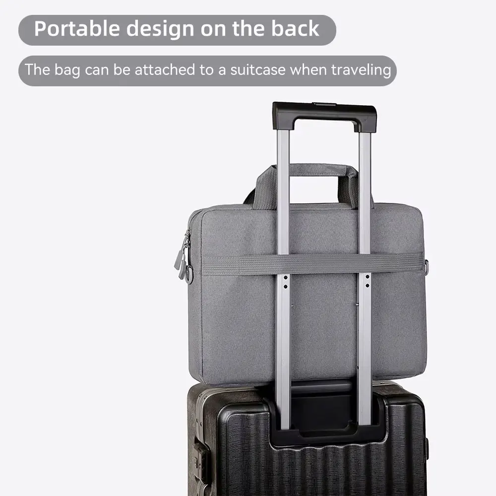 Nueva funda para ordenador portátil, funda para portátil de 14 y 15,6 pulgadas para Macbook Air Pro, tableta, bolso de viaje portátil impermeable para PC - imagen 5