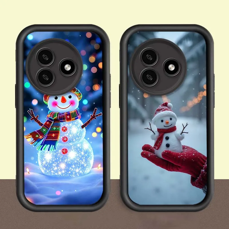 Funda con patrón de muñeco de nieve de invierno para Infinix Tecno Camon 12 19 20 30 F2 Pop 2 F 5 6 7 8 9 10 Pro Neo Eye escalera funda de teléfono - imagen 5
