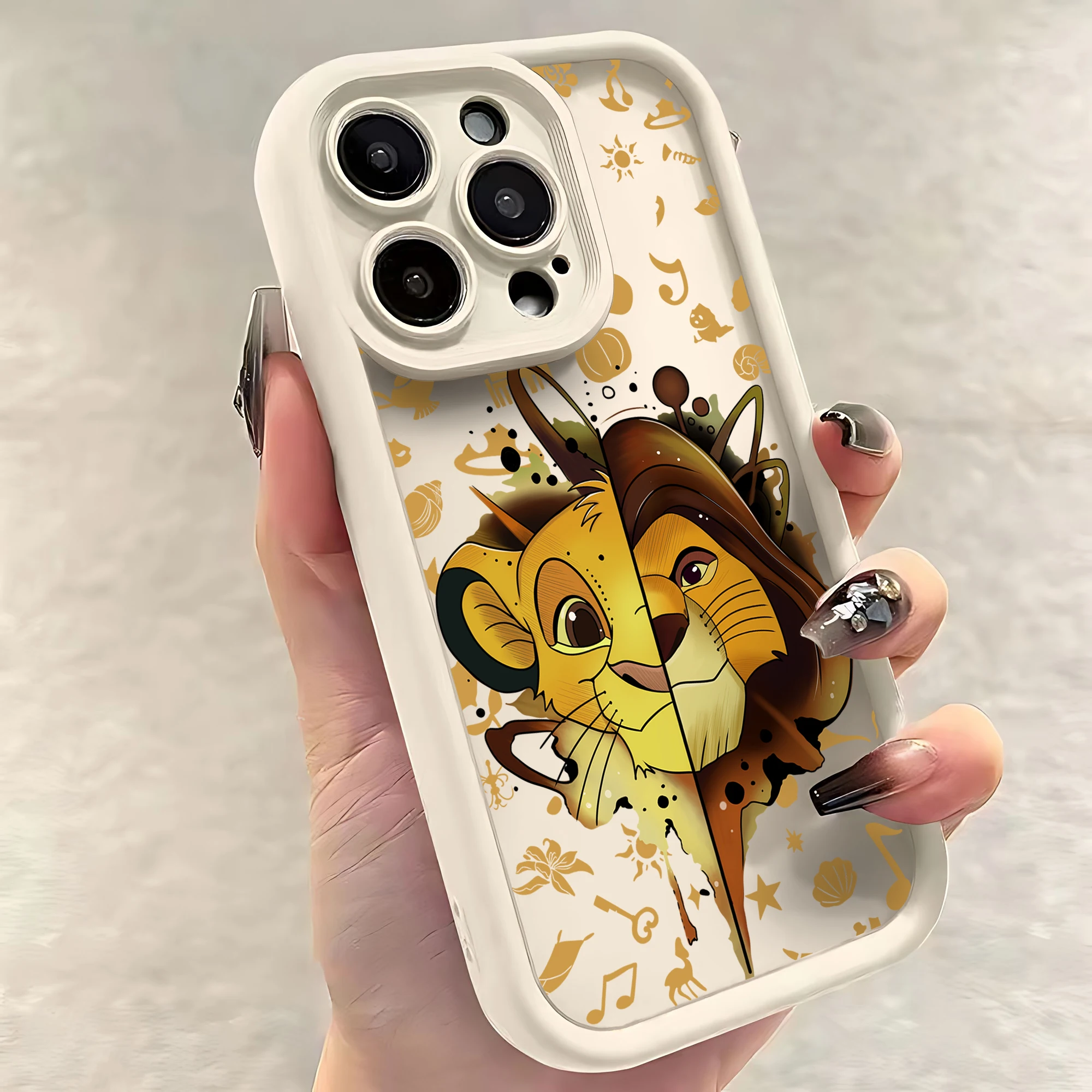 Funda de teléfono The Lion King Disneys Hot Simba para OPPO Realme 12 8 8i 7i 11 C11 C12 C15 C20 C21Y C31 C33 C35 C53 C55 4G 5G - imagen 4