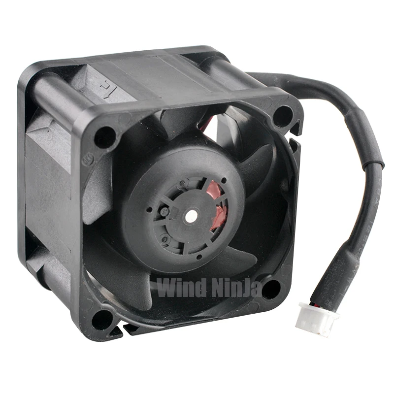 Ventilador de refrigeración de alta velocidad 38 mm x 38 mm x 28 mm W38S12BS1A5-57 3,8 cm DC12V 1.00A ventilador de fuente de alimentación de 4 pines para computadoras de escritorio - imagen 5