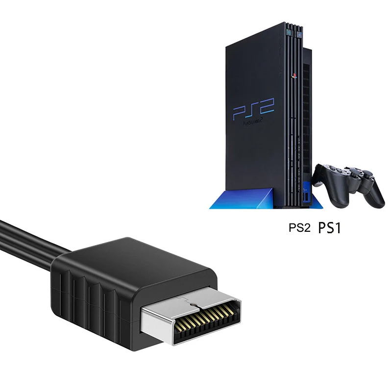 Cable compatible con Sony PlayStation PS1 PS2 a HDMI, reproductor de juegos HDTV, Cable de conversión 720P 1080P PAL NTSC, Cable de extensión de Audio y vídeo - imagen 3