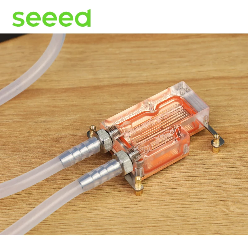 Kit de refrigeración por agua para Raspberry Pi 5, que cubre todas las fuentes de calor Con luces de color RGB controlan un RPi 5 completamente cargado de aproximadamente 40 ℃ - imagen 4