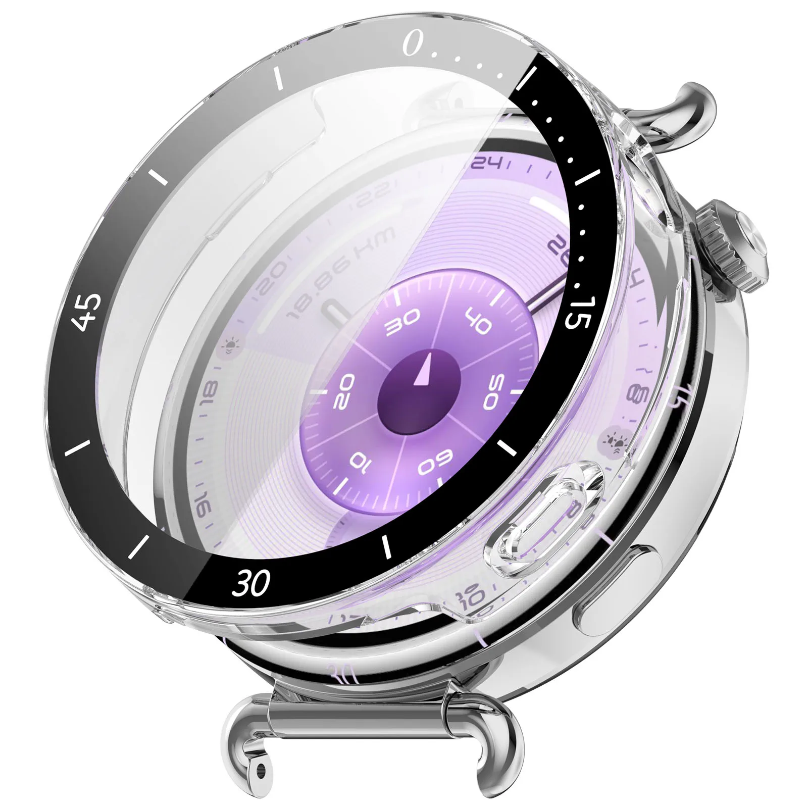 Película de vidrio templado + funda de PC para Huawei Watch GT6 41mm SmartWatch HD Protector de pantalla para Huawei Watch GT6 41mm Accesorios - imagen 5