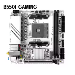 Para JGINYUE B550I placa base de juegos 64GB M.2 HDMI DP Socket AM4 DDR4 Mini-ITX 17*17 B550 placa base 100% probado completamente en funcionamiento