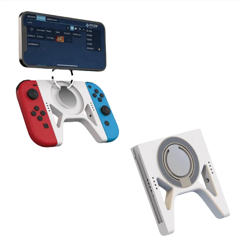 Consola de juegos para JoyCon, soporte para teléfono móvil, mango simulador de succión magnética de carga, controlador de agarre NS, agarre para consola de juegos - imagen 2