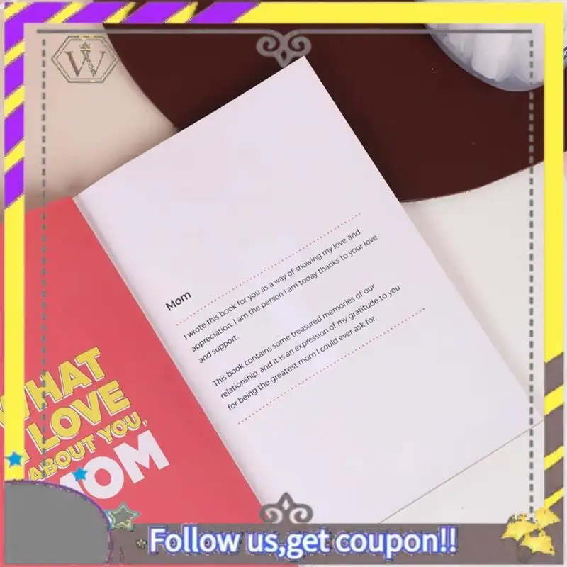 AU33-Libro de comunicación para padres e hijos, comunicación emocional para el día de la madre "mamá, lo que hago te amo" - imagen 3