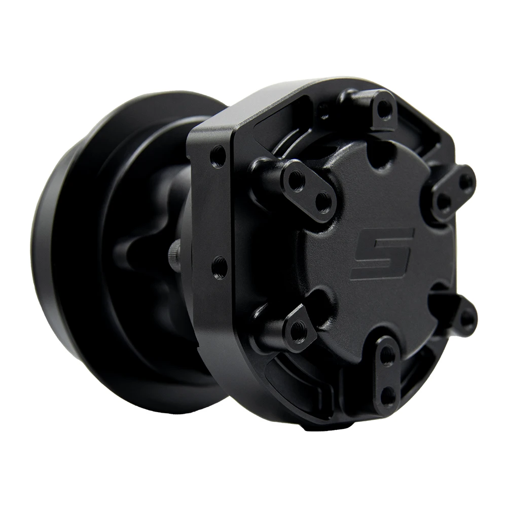 Paquete Simube HUB para base Fanatec, diseño integrado, material de aleación de aluminio, CNC y proceso de anodización. - imagen 2