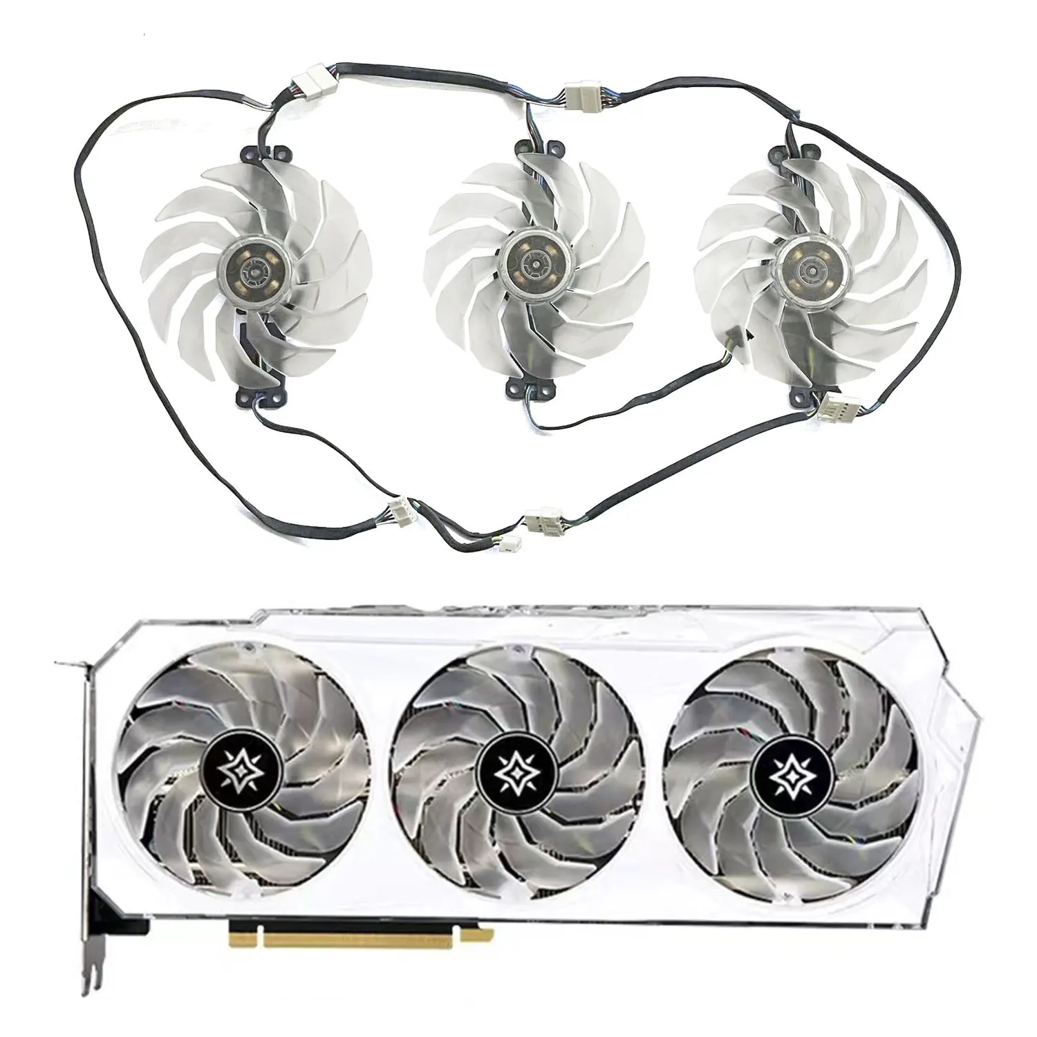 3FAN TH9215S2H-PDB02 89MM RTX3090 ventilador GPU adecuado para GALAXY RTX3090 3080Ti 3080 3070Ti 3070 3060Ti 3060 BOOMSTAR tarjeta gráfica
