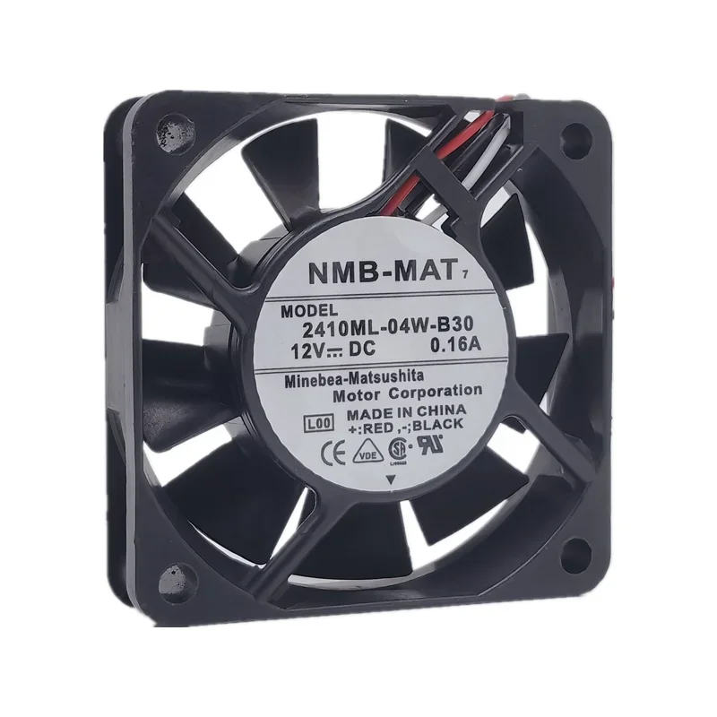 Nuevo 2410ML-04W-B30 DC 12V 0.16A 6025 6cm 60mm 60*60*25mm ventilador de refrigeración convertidor de 3 cables - imagen 2