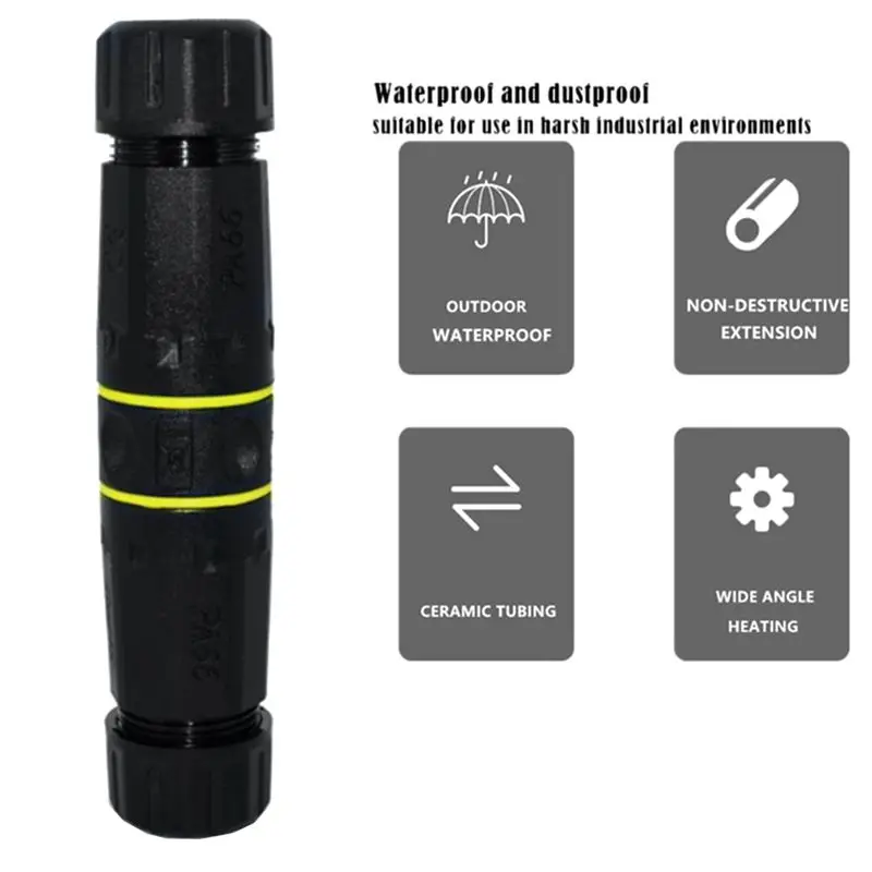 IP68 impermeable y a prueba de polvo Cat7/Cat5/Cat6/Cat6A RJ45 blindado cobre puro 10GB Ethernet hembra a conector hembra - imagen 4