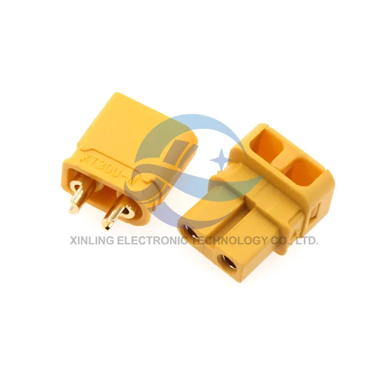 Cable soldado de 90 grados con enchufe de XT30ULW-F, interfaz de batería de litio XT30U, modelo de avión, conector macho/hembra, chapado en oro - imagen 4