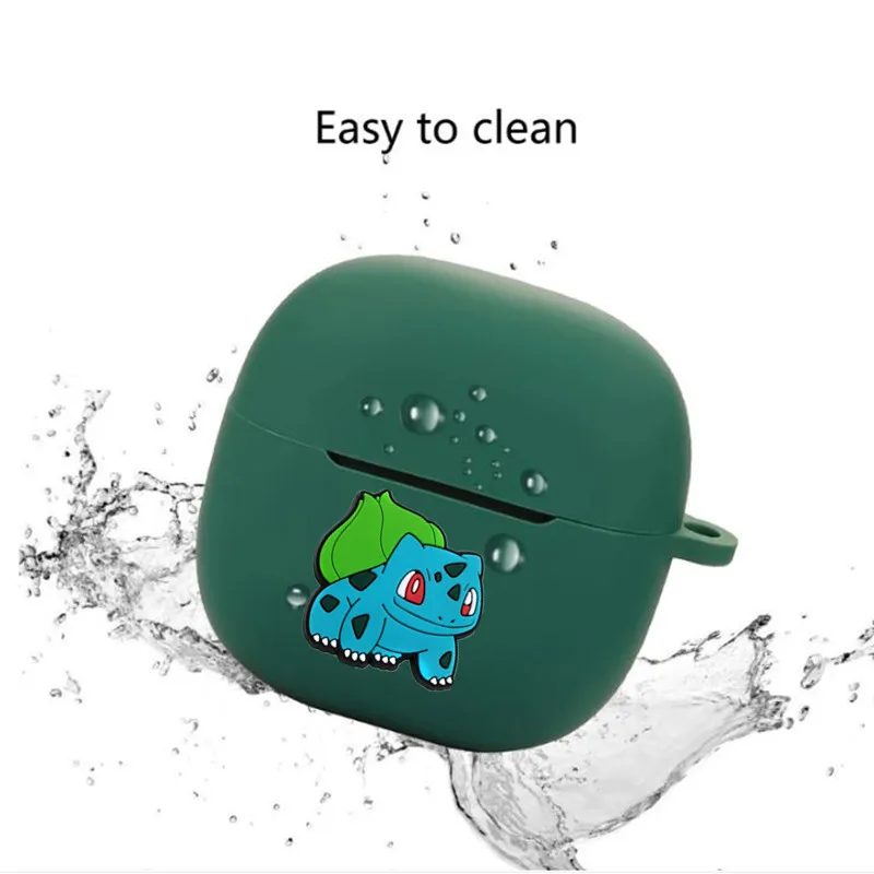 Para Redmi Buds 6 Lite Potdemiel Pokemon funda para auriculares funda de silicona auriculares inalámbricos caja de carga carcasa protectora con gancho - imagen 4