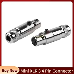 Conector XLR Hembra 3 y 4 Pines – Micrófono Audio Profesional
