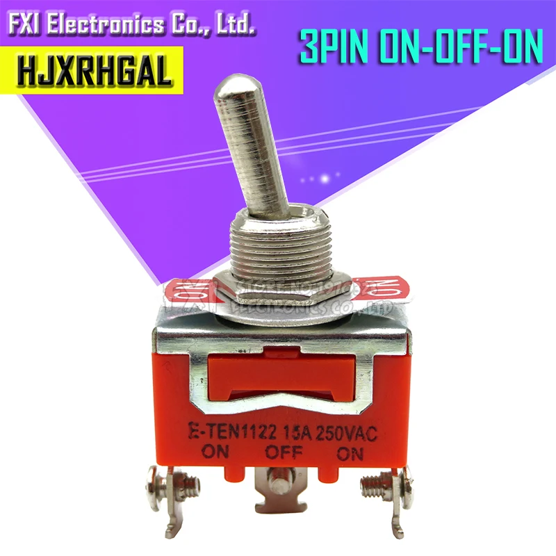 Interruptores de palanca en miniatura, 1 piezas, E-TEN1322, E-TEN1321, E-TEN1221, E-TEN1122, 15A/250V, 1322, 1321, 1221, - imagen 4