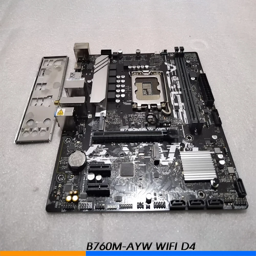 Placa base de escritorio DDR4 M.2 XLR PCle 4.0 HDMI 2.1 WiFi 6 B760M-AYW WIFI D4