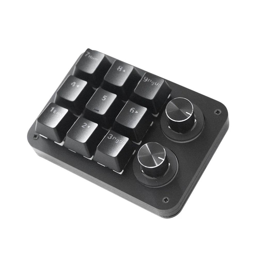 Teclado Vial Macropad con perilla, codificador de 9 teclas y 2 perillas, luz RGB, programable, PS, AR, Vol, Control de juegos, OSU - imagen 5